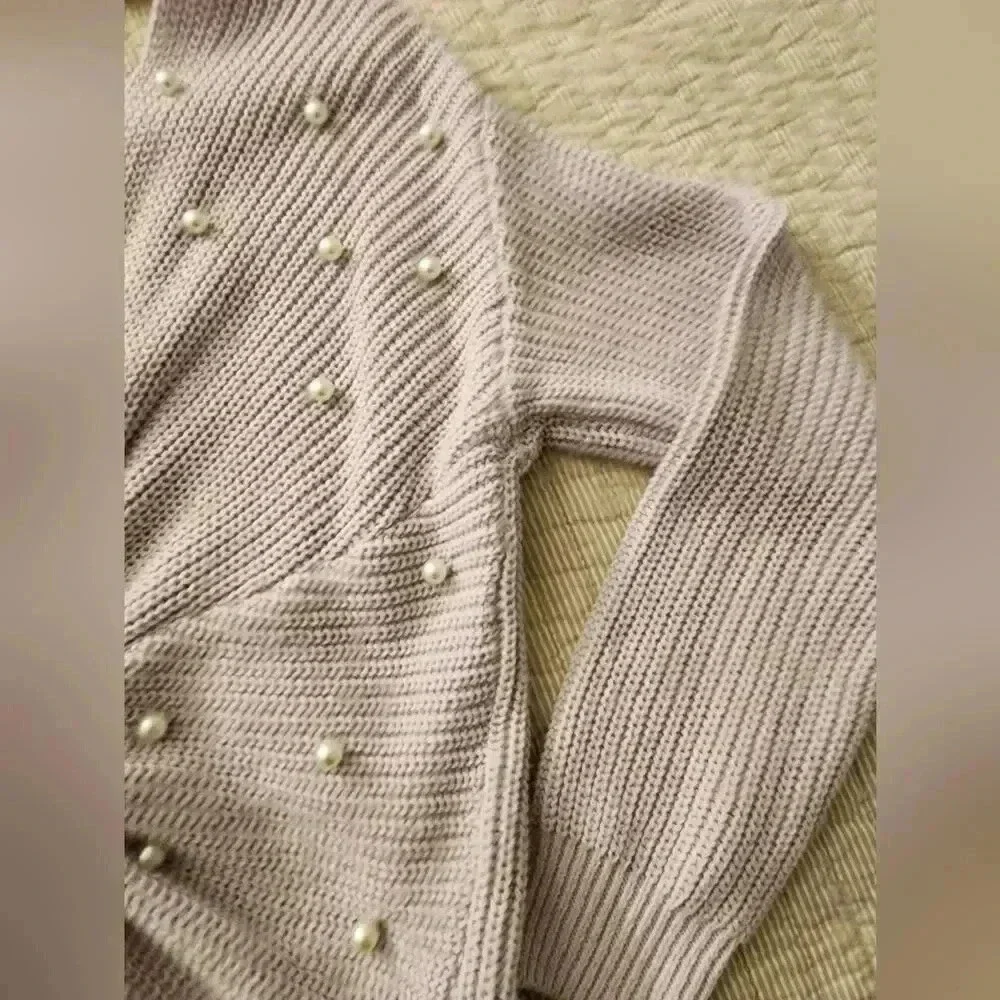 NWT Jessica Simpson Pearl knit sweater - Picture 6 of 7